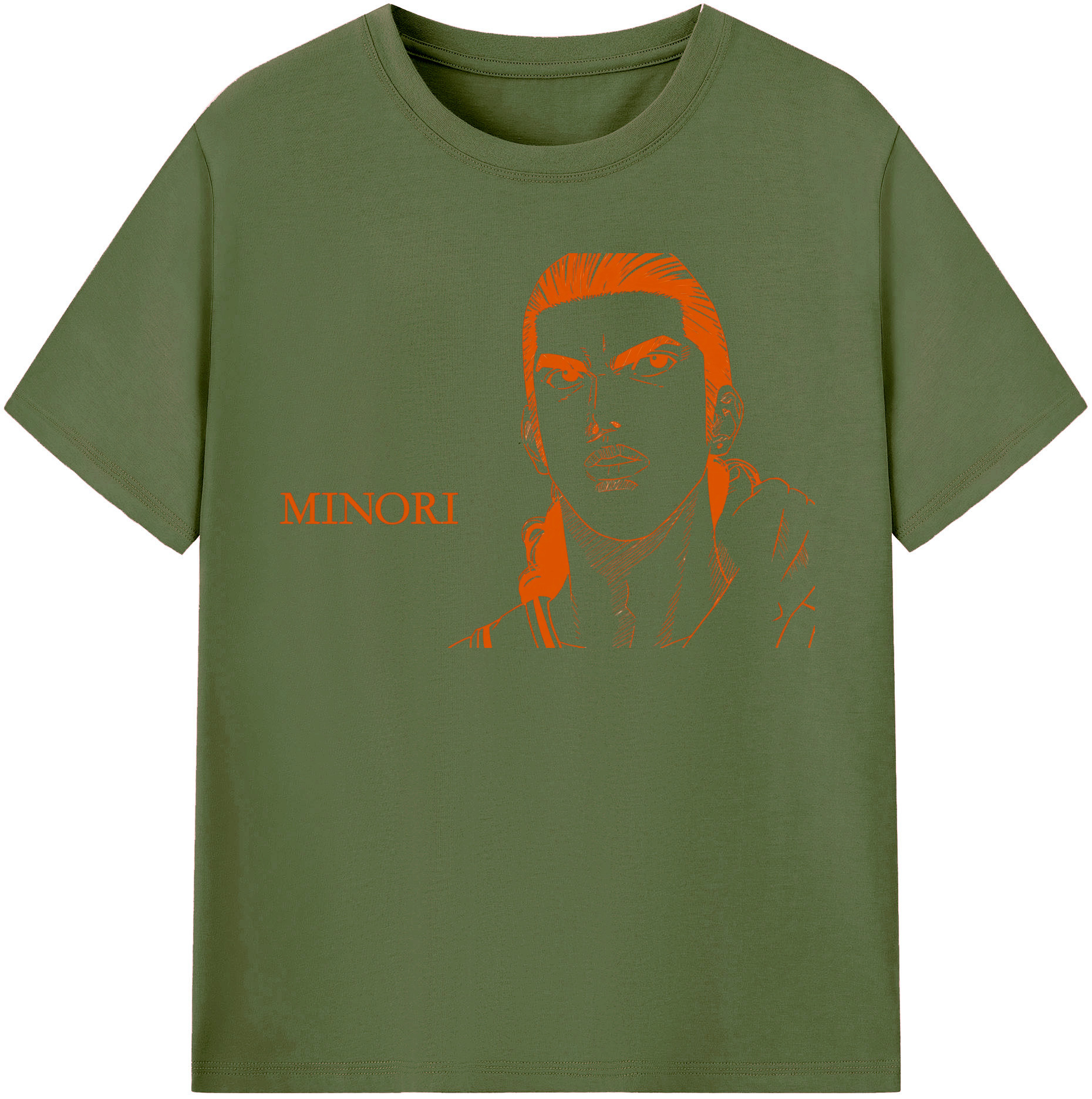 SLAM DUNK／スラムダンク 綿100％半袖Tシャツ（フロントプリント）